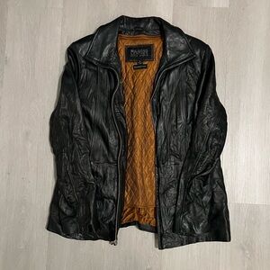 Wilson Leather Black Jacket